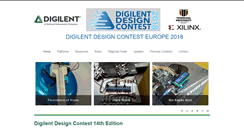 Desktop Screenshot of digilentdesigncontest.com