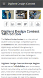 Mobile Screenshot of digilentdesigncontest.com