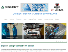 Tablet Screenshot of digilentdesigncontest.com